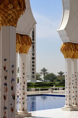 Sheikh Zayed Grand Mosque in abu dhabi.