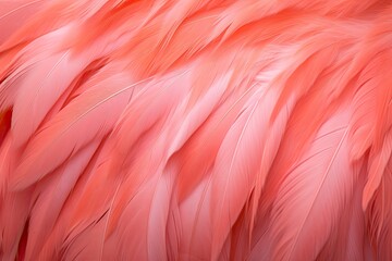 Flamingo Feather background.