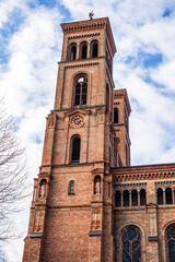 Fototapeta premium Protestant Church of St. Thomas (Thomaskirche, 1865-1869) was the largest church in Berlin before the construction of the Berliner Dom. Berlin, Germany.