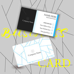Business Card Design,corporate Business Design Tamplate,Modern Geometric shape used for business poster layout design, Corporate   Business flyer vector design
