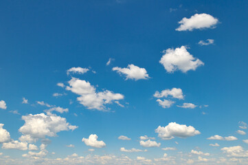 white cloud on beautiful blue sky