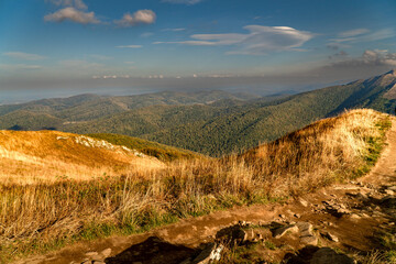 Polonina Wetlinska, Bieszczady mountain, Bieszczady National Park, Poland.
