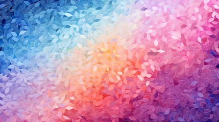 Abstract Background: Shimmering Colorful Patterns