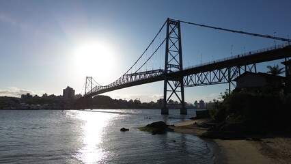 Imagem Aerea Ponte Hercílio Luz 