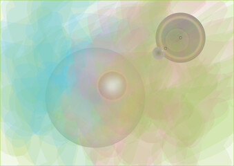 Vector abstract background with circles. Illustration creative gentle natural abstract colorful backdrop, copy space.
