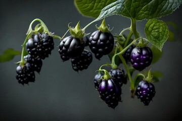 Solanum natrum black night shade, rant, lance, blackberry nightshade, European black night shade with natural background