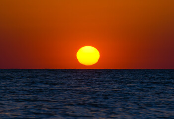 sunrise over Lake Razelm, Romania