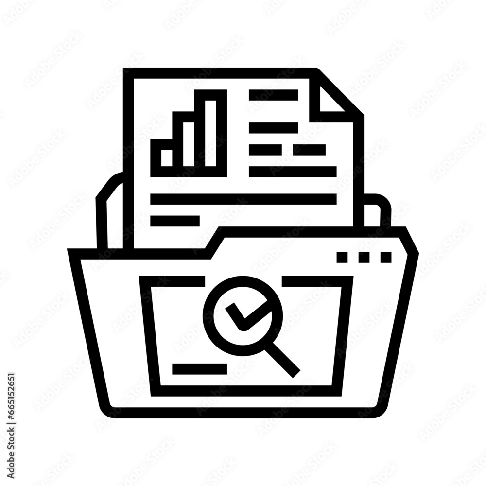 Poster use case analysis line icon vector. use case analysis sign. isolated contour symbol black illustrati