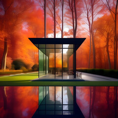 lantern in the garden