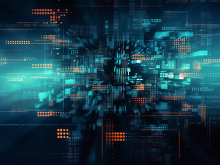 Fototapeta premium abstract technology background