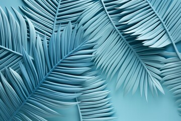 Eco-friendly cardboard palm foliage design