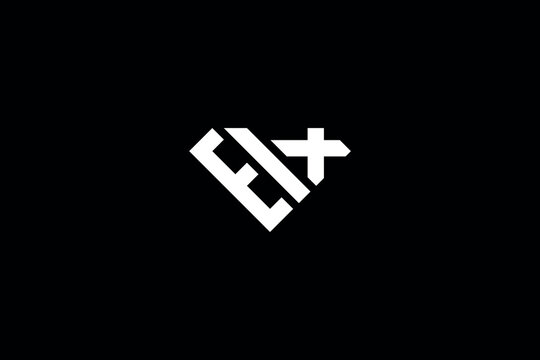 EIX letter logo creative vector template
