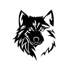 Wolf logo. Wolf mascot logo design