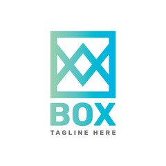 abstract app icon logo design template, abstract gradient colorful company logo design template