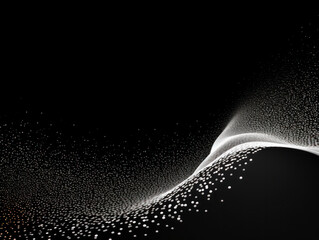 Abstract particle effect background