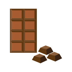 chocolate icon logo vector design template