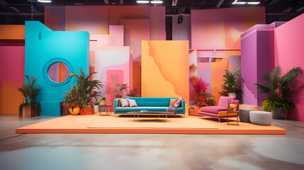 studio backdrop bright incorporating the elegant colors