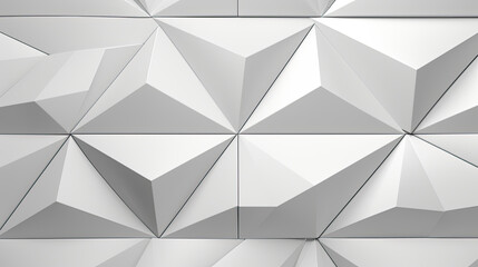 Abstract white triangle background