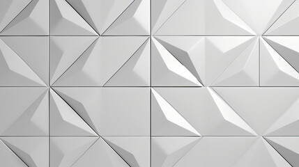 Fototapeta premium Abstract white triangle background