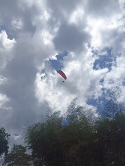 Photographs of the trip to the Giant's mountain in Huila, Colombia, paragliding with a beautiful view