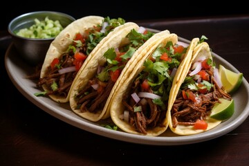 mouthwatering beef tacos. Generative AI