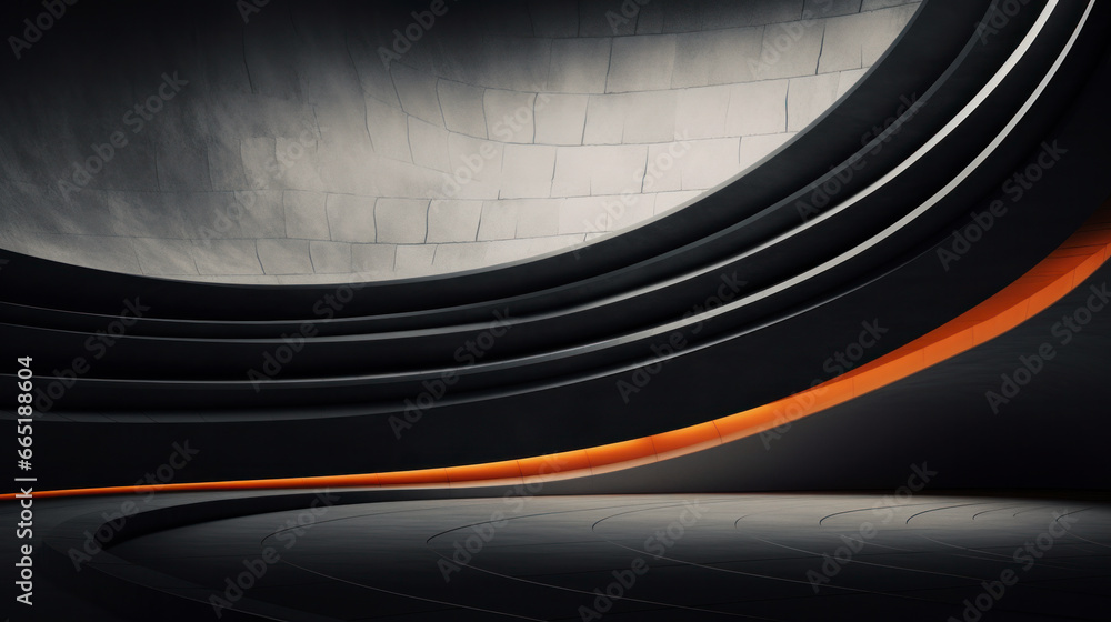 Poster futuristic architecture background