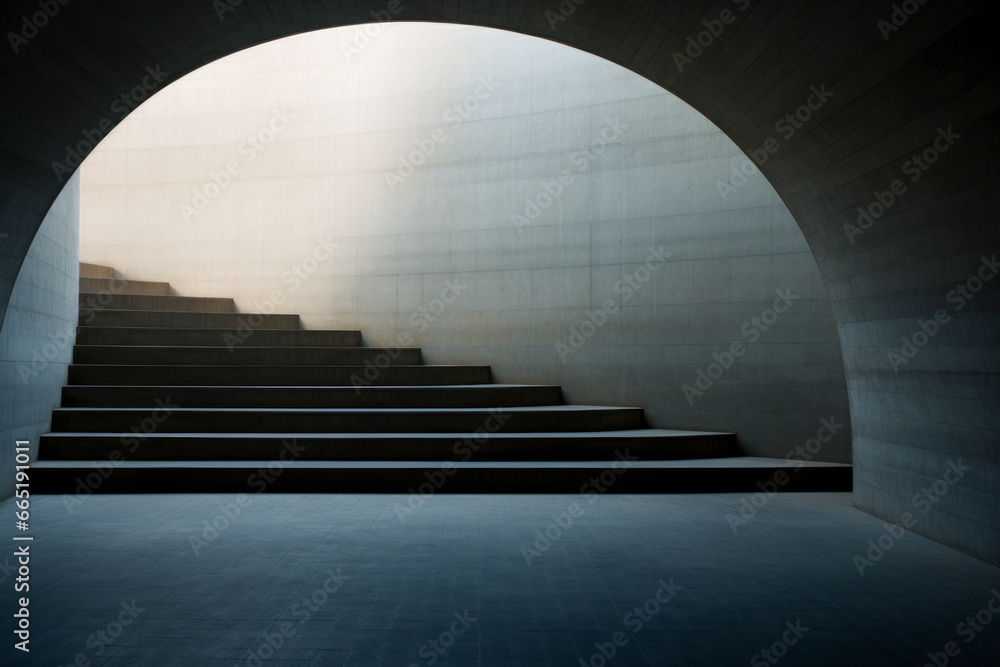 Poster futuristic architecture background