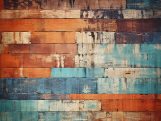 Dirty wood-paneled background