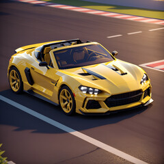 Toy Pixel Voxel Style Car SUV