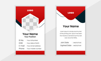 New Modern Business ID Card Design Template