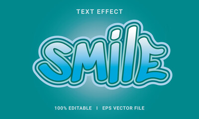 Editable text effect modern, 3d creative and minimal font style