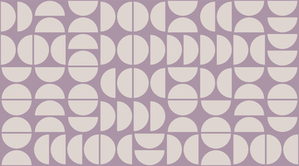 Geometry minimalistic bauhaus pattern. Vector abstract contemporary multicolored trendy texture