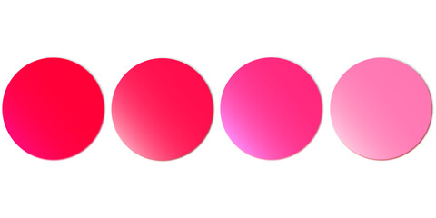 Vector illustration of round paper notes. Eps10.
