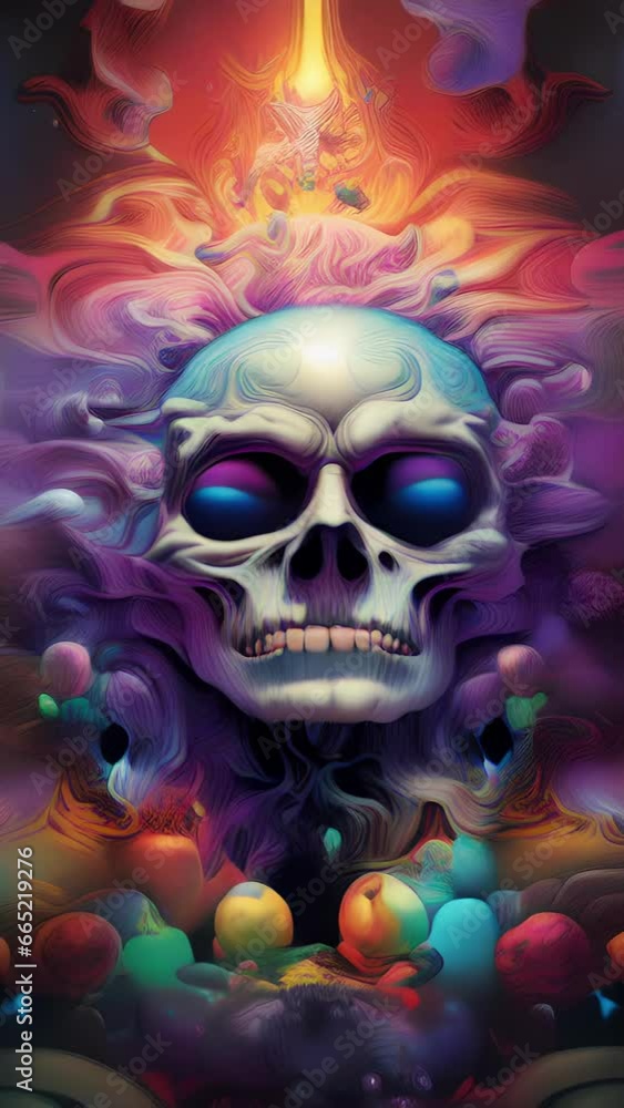 Poster embrace the chaos and dive into a whirlwind of psychedelic visuals that challenge your perception an