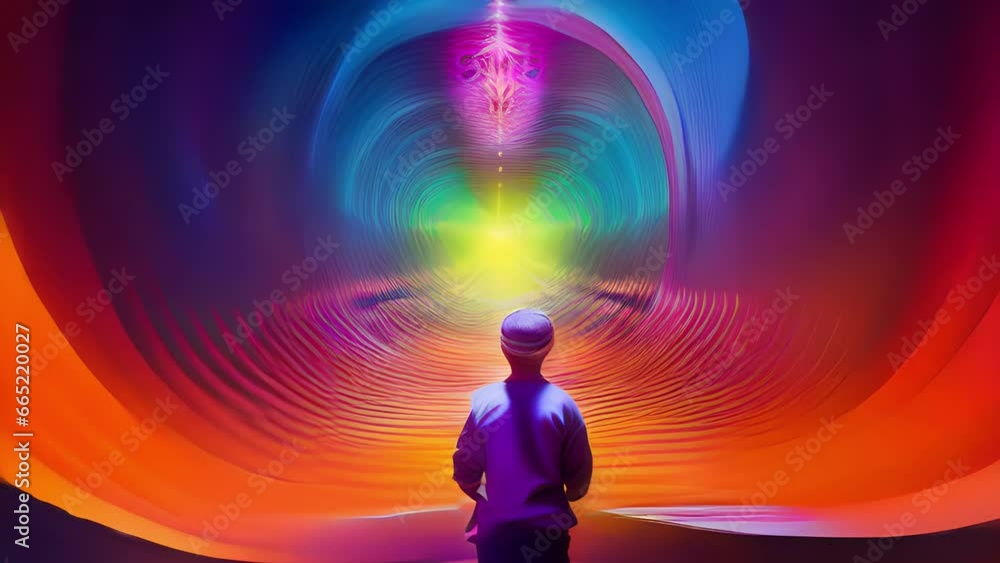 Aufkleber open your mind to a realm of infinite possibilities as this psychedelic video pushes the boundaries 