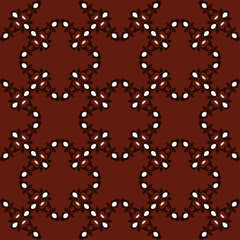Classic Pattern Ornament, Decorative Seamless Geometric Pattern for Design Wallpaper, Fashion Print, Trendy Decor, Home Textile, Retro Decor Vector Illustration.