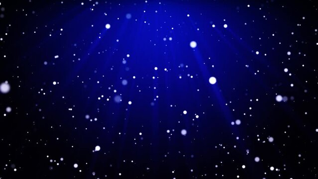 Blue Particles Background Loop 4k