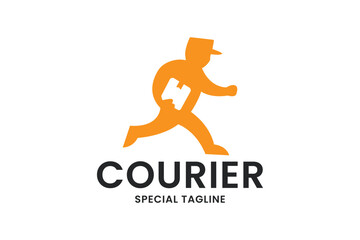 courier logo design