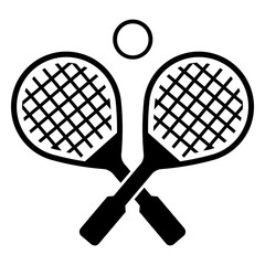 tennis racquet - obrazy, fototapety, plakaty