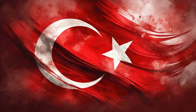  turkish flag background