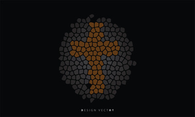 cross logo design, christian decoration