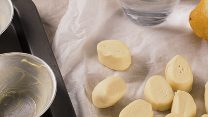 Egg tarts home production ingredients