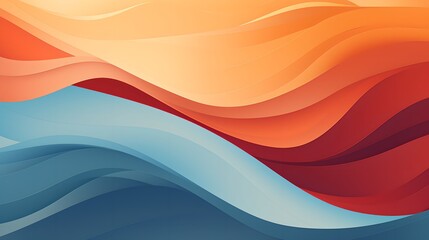 Abstract background with Blue Wave Pattern and Striped Design