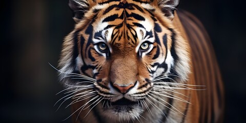 portrait of a bengal tiger