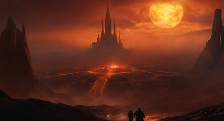 Apocalyptic landscape