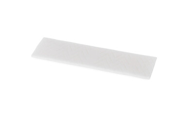 Stick of tasty chewing gum isolated on white