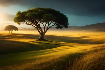 tree in the field