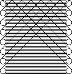 black and white pattern or fence with lines 