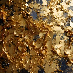 Golden Glitter Texture Shimmering Luxury Wallpaper