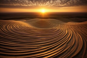 Natural phenomenon of torsion fields characterized by the twisting and spiraling of energy waves. Generative AI